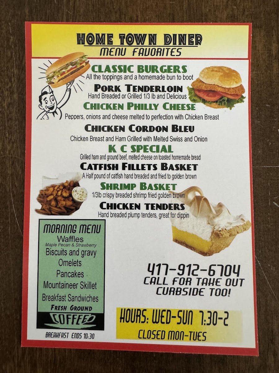 Menu Home Town Diner-1